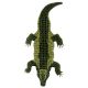Handmade Rug Tufted Crocodile Pattern Wool Rug